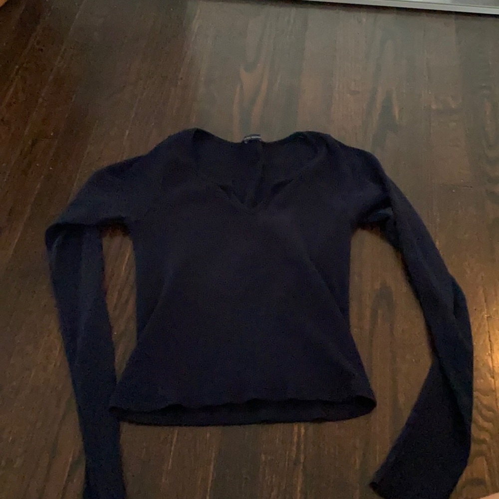 long sleeve brandy top